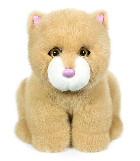 Меховые игрушки, игрушки из меха, игрушки из натурального меха, Кошечка «Валери»
