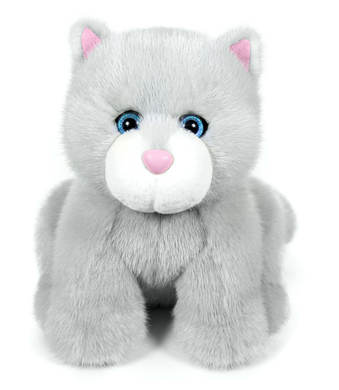 Меховые игрушки, игрушки из меха, игрушки из натурального меха, Кошечка «Валери»